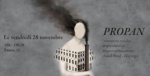 Propan en concert à Angers, le vendredi 28 novembre 2014 à l'école des Beaux Arts.